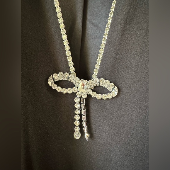 NWT - Rumored Long Sleeve Plunge Mini Dress - Size Large - Picture 3 of 4